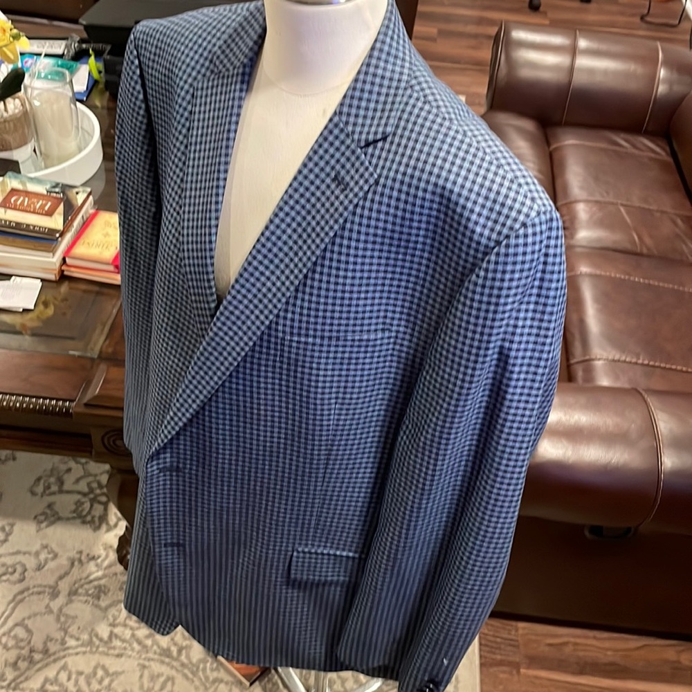 Michael Kors, Blue printed Sports Jacket, 50R